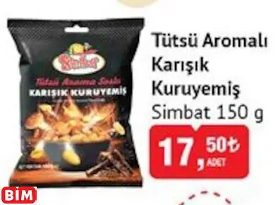 SİMBAT TÜTSÜ AROMALI KARIŞIK KURUYEMİŞ SİMBAT TÜTSÜ AROMALI KARIŞIK KURUYEMİŞ